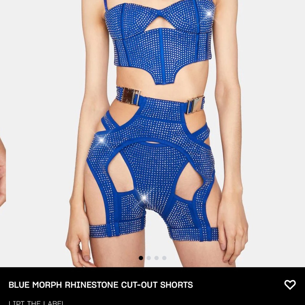 LIPT LABEL Blue Morph Rhinestone Set - Picture 6 of 7